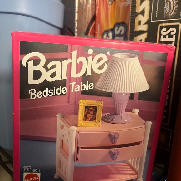 Vintage Barbie Bedside Table Factory Sealed Mattel Doll Furniture 1993 65072 - Picture 3 of 10